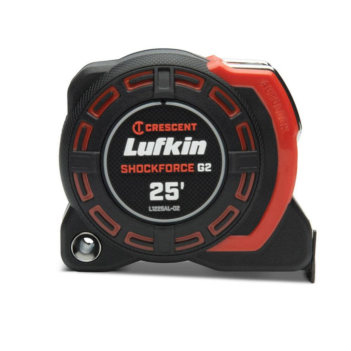 Crescent Lufkin Shockforce G2 Auto Lock Tape Measure 1-1/4 In. x 25'