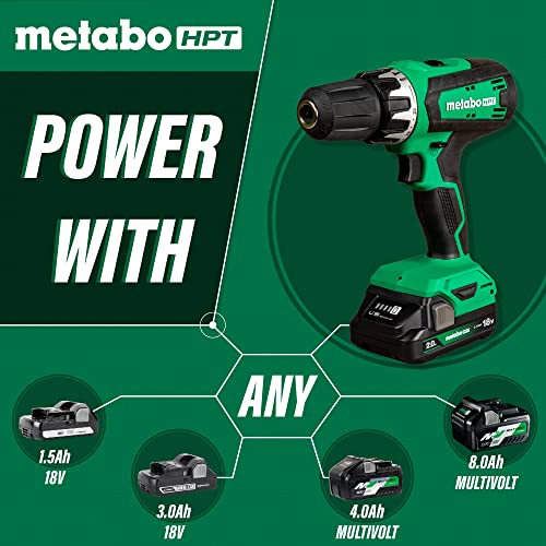 Metabo HPT 18V Cordless Power Drill Driver Kit