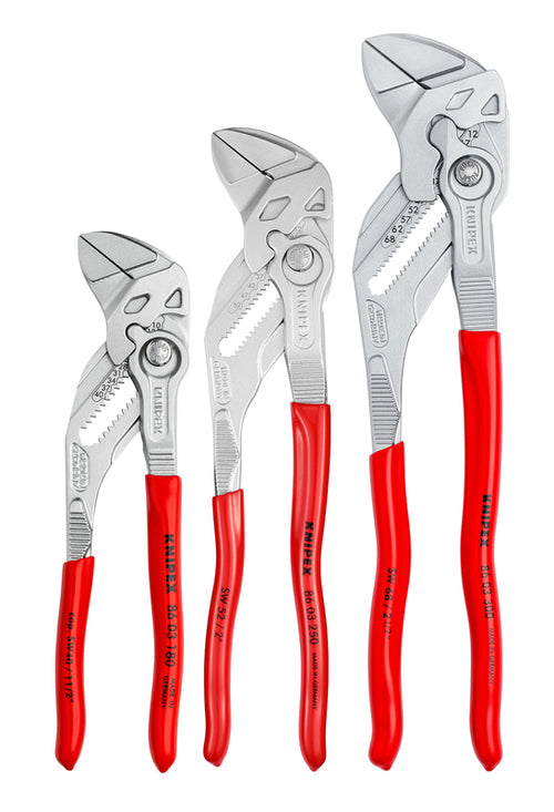 KNIPEX 3-Piece Pliers Wrench Set