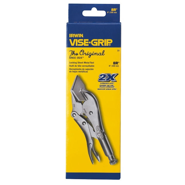 IRWIN 23 VISE-GRIP Original Locking Pliers/Sheet Metal Tool, 8-Inch
