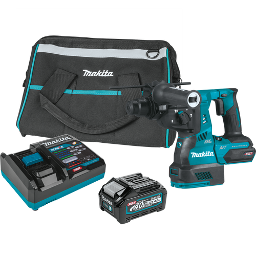 Makita (GRH01M1) 40V Max XGT Brushless Cordless 1-1/8 In. AVT Rotary Hammer Kit