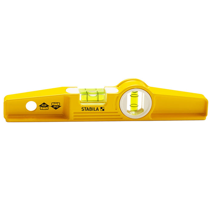 STABILA 48410 Heavy Duty Aluminum Rectangle R-Beam 3 Level Set with Case