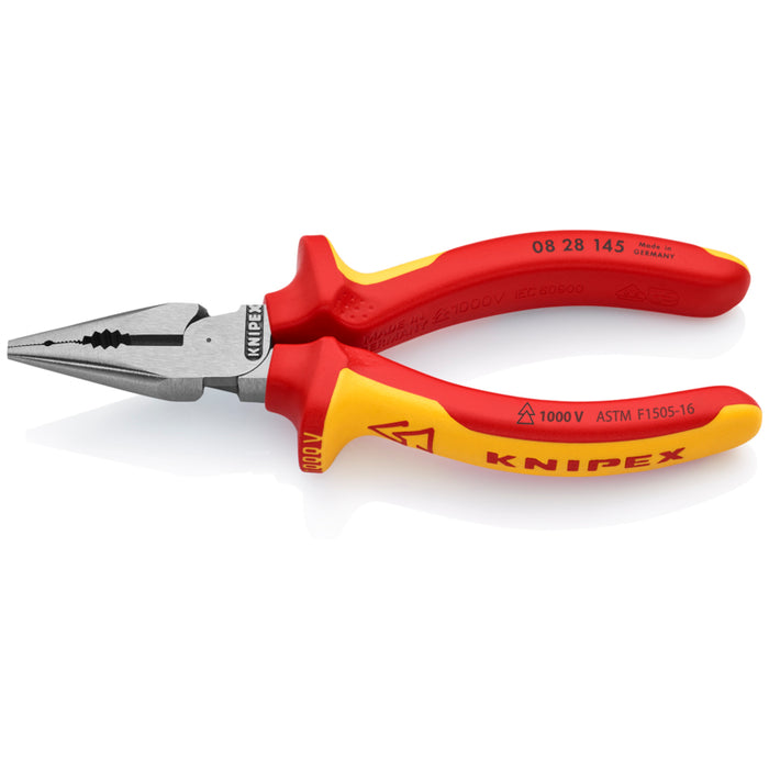 KNIPEX 5-3/4" Needle-Nose Combination Pliers-1000V Insulated