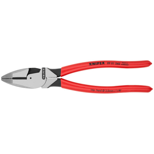 KNIPEX 9-1/2" High Leverage Lineman's Pliers New England Head