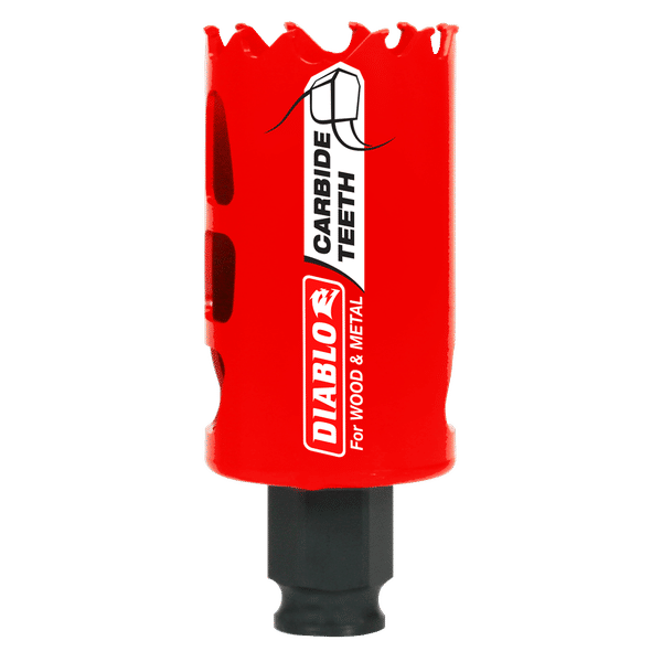 Diablo DHS1500CT 1-1/2 in. Carbide Hole Saw with 2-3/8 in. Cutting Depth