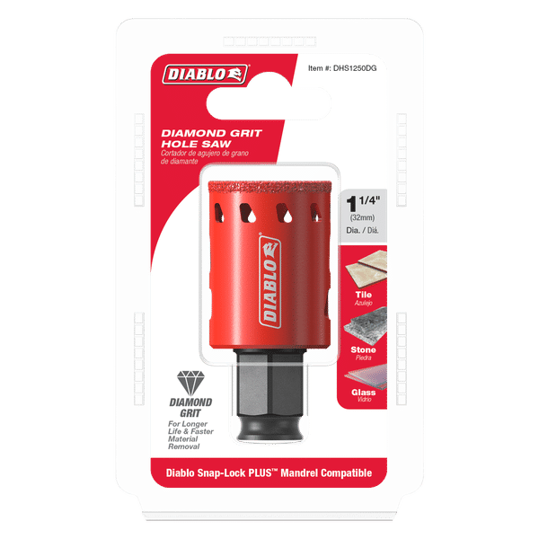 Diablo DHS1250DG 1-1/4" Diamond Grit Hole Saw