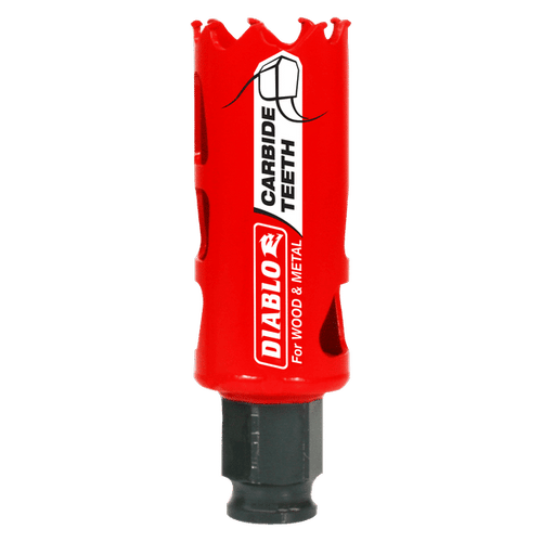 Diablo DHS1125CT 1-1/8 in. Carbide Hole Saw with 2-3/8 in. Cutting Depth