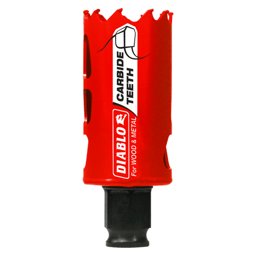 Diablo DHS1375CT 1-3/8 in. Carbide Hole Saw with 2-3/8 in. Cutting Depth