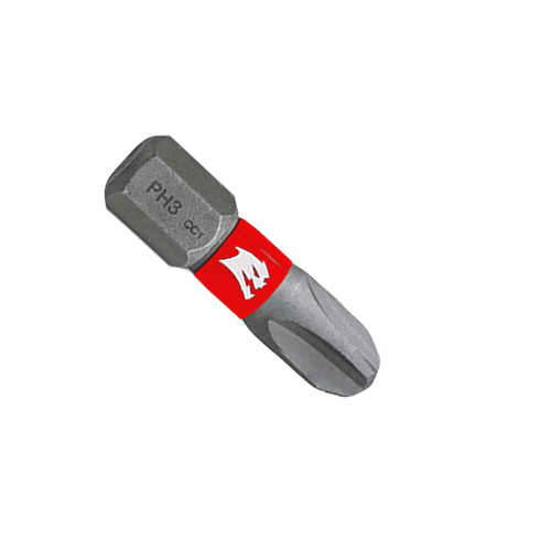 Diablo DPH31P2 Phillips Drive Bits for Impact Drivers - Max Durability, Anti-Slip Grip, Rust Protection - 1/4" Hex Shank, 1" Length, PH3 (Pack of 2)