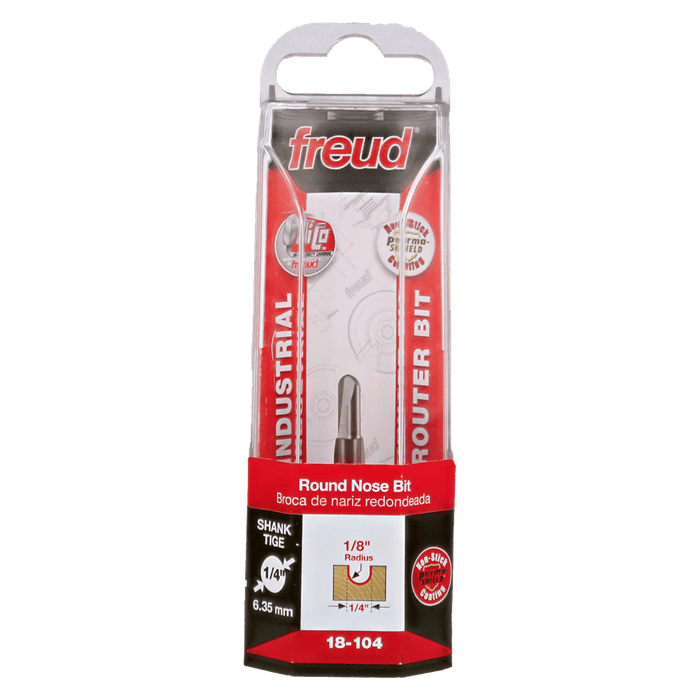 Freud 18-104 1/8" Radius Round Nose Bit with 1/4" Shank