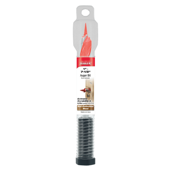 Diablo DAG1130 1" x 7-1/2" Auger Bit for Wood & Nail-Embedded Wood