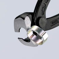 KNIPEX 8-3/4" Ear Clamp Pliers with Front and Side Jaws