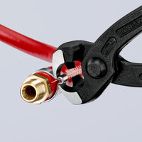 KNIPEX 8-3/4" Ear Clamp Pliers with Front and Side Jaws