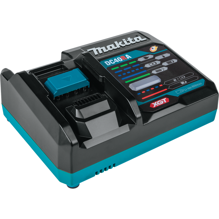 Makita GAG03M1 40V Max XGT Brushless Lithium-Ion 4-1/2 in./5 in. Cordless Paddle Switch Angle Grinder Kit with Electric Brake (4 Ah)