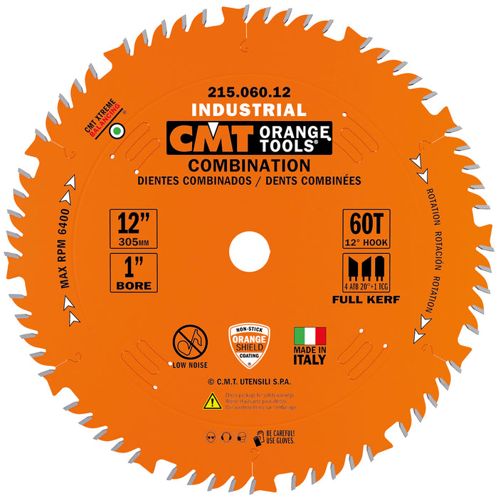 CMT Orange Tools 215.050.10 Combination Blade 10x0.126/0.087x5/8'' T50 4ATB+TCG