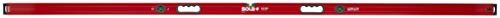 SOLA LSB96 Big Red Aluminum Box Beam Level with 3 60% Magnified Vials, 96-Inch