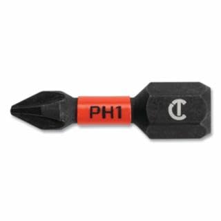 Crescent CAVB1PH1-25 #1 x 1" Phillips VORTEX Impact Power Bit (Pack of 25)