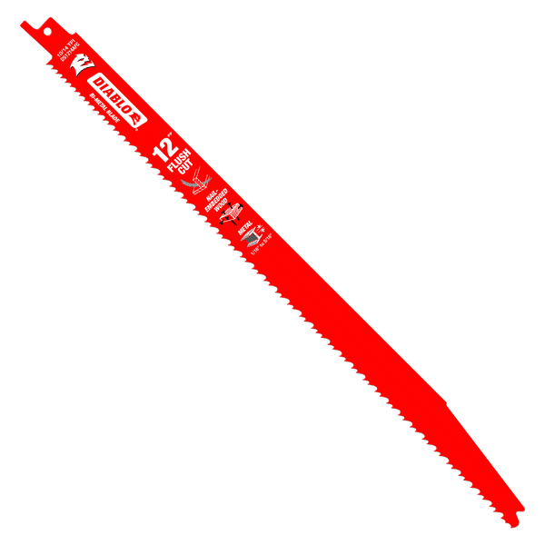 Diablo DS1214AFC5 12" Flush Cut Recip Blades, 10/14 TPI (Pack of 5)