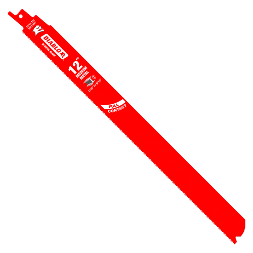 Diablo DS1214BF5 12" Bi-Metal Recip Blade for Medium Metal Cutting, 14/18 TPI (Pack of 5)