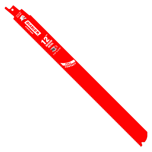 Diablo DS1214BF5 12" Bi-Metal Recip Blade for Medium Metal Cutting, 14/18 TPI (Pack of 5)