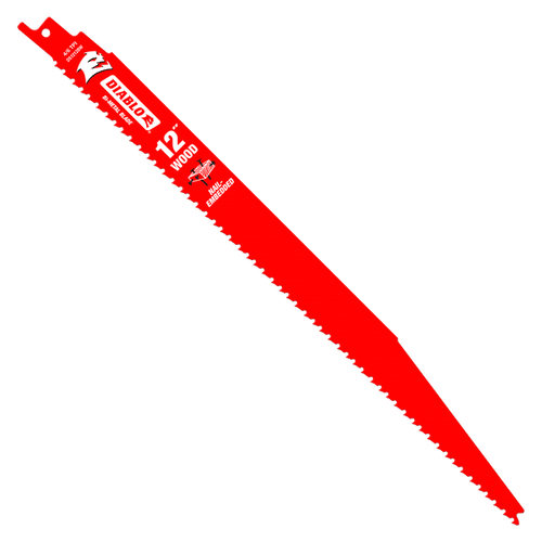Diablo DS1212BW15 12" Bi-Metal Recip Blade for Nail Embedded Wood, 4/6 TPI (Pack of 15)