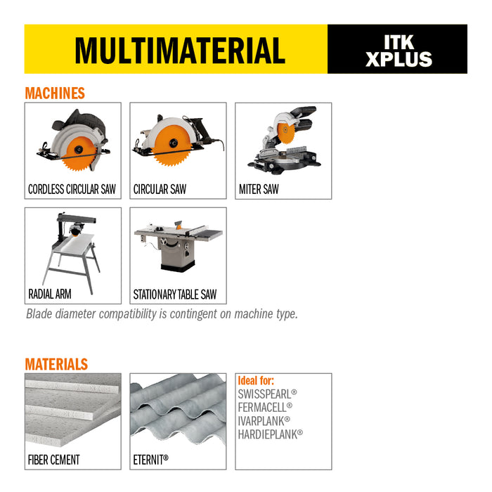 CMT 236.004.06 ITK Plus Diamond Circular Saw Blade for Ultra-Hard Materials