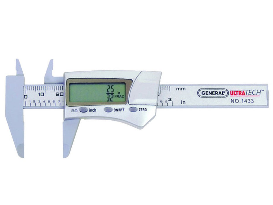 General Tools 3 In. Carbon Fiber Digital Caliper