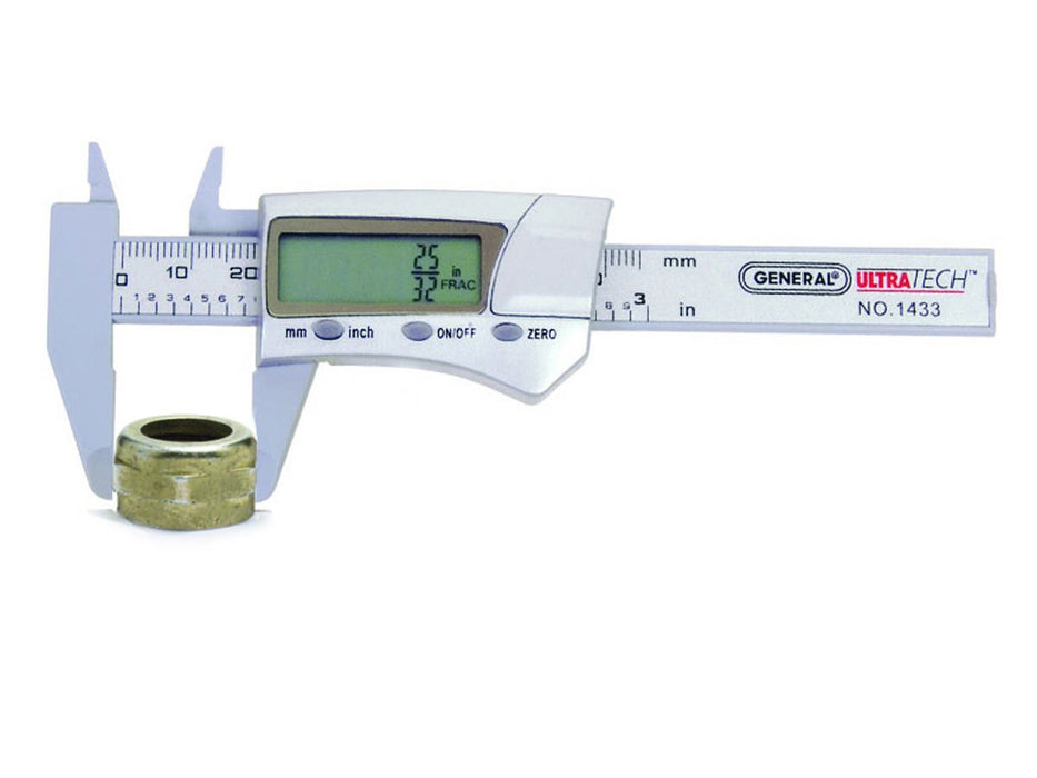 General Tools 3 In. Carbon Fiber Digital Caliper