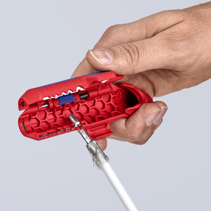 KNIPEX 5-1/4" KNIPEX ErgoStrip Universal Dismantling Tool, Right-Handed
