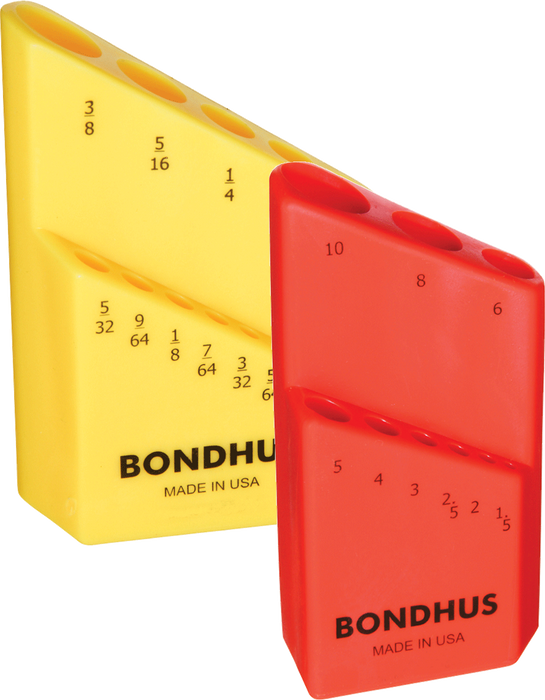 Bondhus 18099 Bondhex Color Coded Case Holds 9 Tools, 1/5mm-10mm by Bondhus