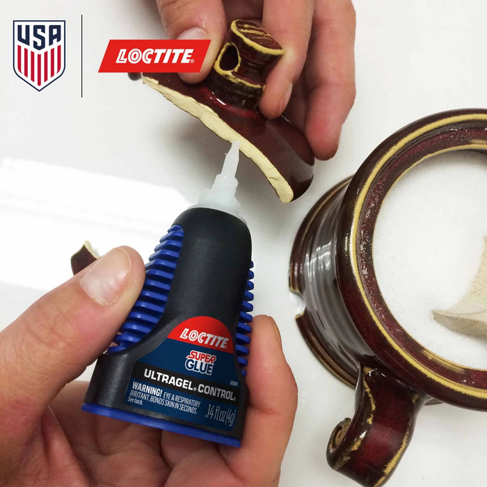 Loctite 1363589 4-Gram Bottle Super Glue Ultra Gel Control Adhesive (Pack of 3)