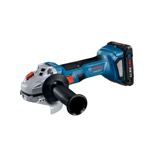 BOSCH 18V Brushless 4-1/2" Angle Grinder w/ (1) 4.0 Ah CORE Compact Battery