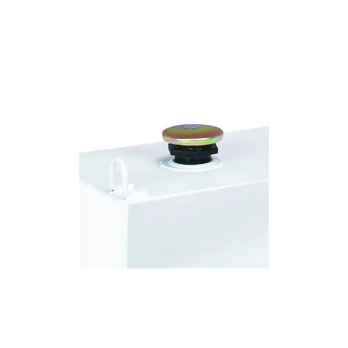 Crescent Jobox 100 Gallon White Rectangular Steel Liquid Transfer Tank for Trucks
