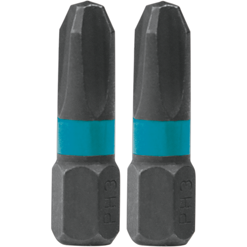 Makita A-96481 Impactx 3 Phillips 1" Insert Bit (Pack of 2)