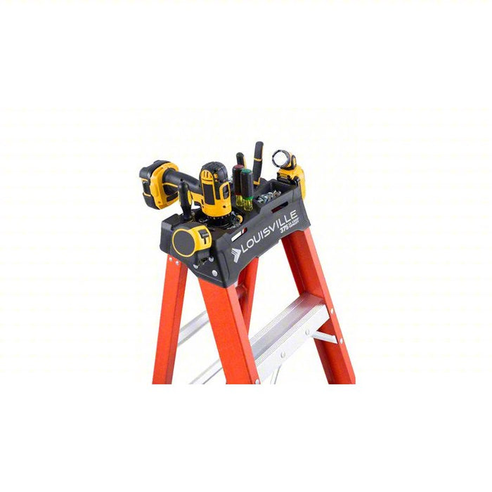 Louisville Ladder 10-Foot Fiberglass Step Ladder, 375-Pound Load Capacity, Type IAA, FS1410HD