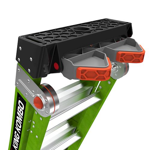 Little Giant Ladders King Kombo 4 ft. A Frame, 7 Ft. Extension, 375lbs weight rating