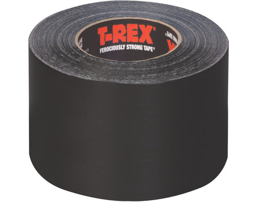 Shurtape T-Rex PC745 Black Cloth Tape, 72 mm Width x 35 yd Length (Pack of 16)