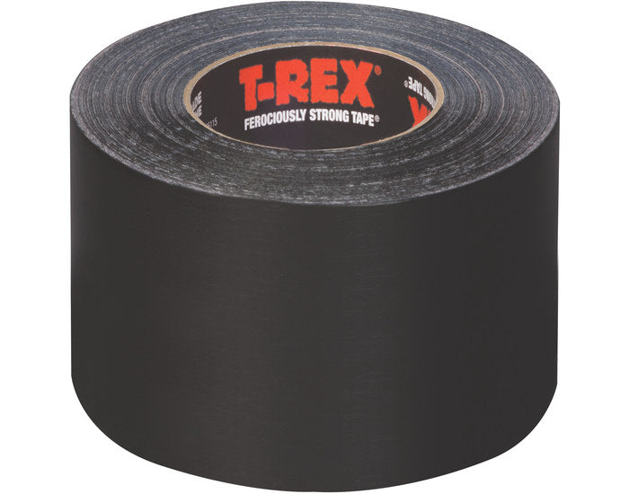 Shurtape T-Rex PC745 Black Cloth Tape, 72 mm Width x 35 yd Length (Pack of 16)