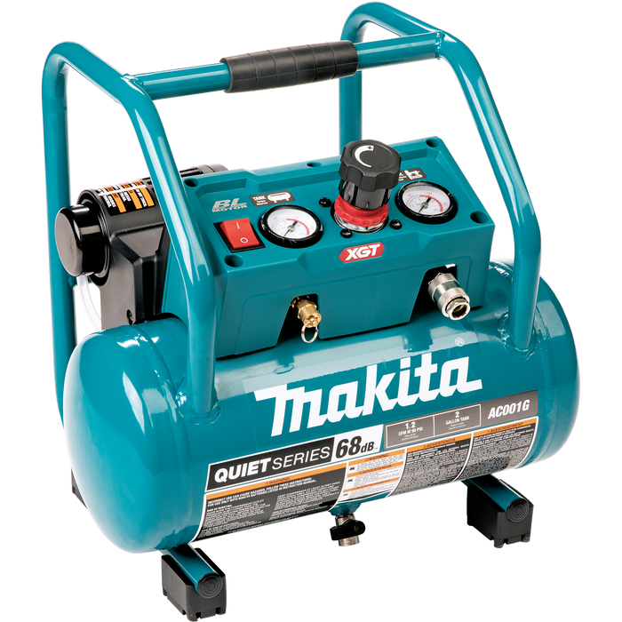 Makita (AC001GM1) 40V MAX XGT Brushless Cordless 2 Gallon Quiet Series Compressor Kit (4.0Ah)