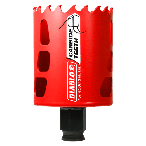 Diablo DHS2250CT 2-1/4 in. Carbide Hole Saw with 2-3/8 in. Cutting Depth