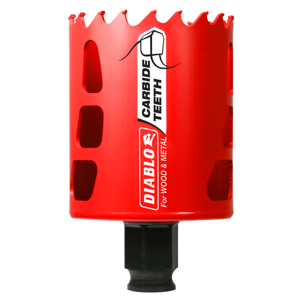 Diablo DHS2250CT 2-1/4 in. Carbide Hole Saw with 2-3/8 in. Cutting Depth