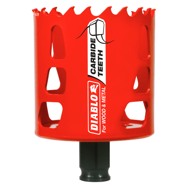 Diablo DHS2563CT 2-9/16 in. Carbide Hole Saw with 2-3/8 in. Cutting Depth