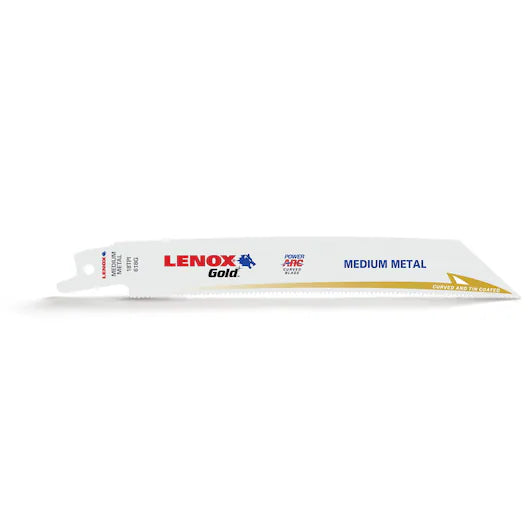 Lenox 6-Inch Gold Power Arc Reciprocating Saw Blades