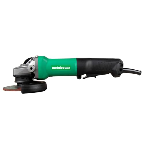 Metabo HPT Angle Grinder | 5-Inch Wheel | 10.5 Amp | 11,500 RPM | Paddle Switch | G13SE3