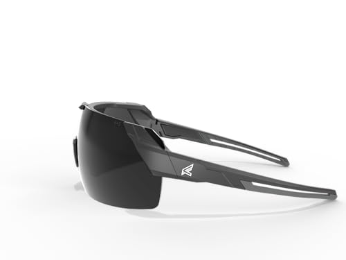 EDGE Makalu Z87 Safety Glasses for Men: Shatter Resistant Prescription Compatible Lenses | Available in Polarized, Tinted, or Clear | Anti-Slip Flexible Frames