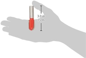 Freud 18-122: 3/8" Radius Round Nose Bit with 1/2" shank, 2-13/16" overall length, Perma-shield Coating Red