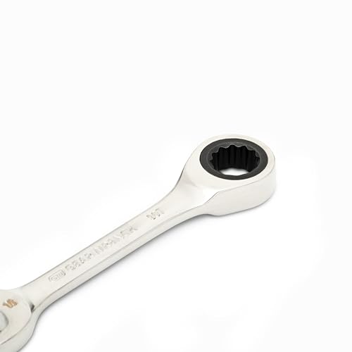 GEARWRENCH 10mm 90-Tooth 12 Point Stubby Combination Ratcheting Wrench | 86840