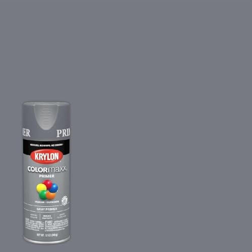 Krylon 12 oz K05582007 Gray COLORmaxx Paint & Primer Spray Paint, Primer