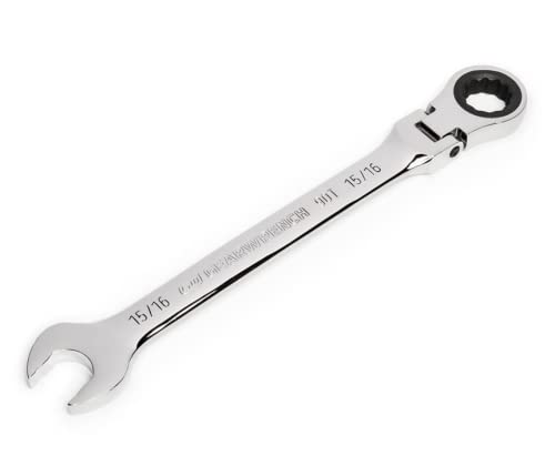 GEARWRENCH 15/16" 4 Degree Swing Arch 12 Point Flex Head Ratcheting Combination Wrench - 86752