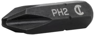 Crescent CAB1PH2-2 #2 x 1" Phillips Insert Bit (Pack of 2)